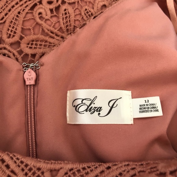 Eliza J Size 12 Lace Dress - Picture 7 of 8